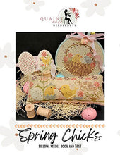 Load image into Gallery viewer, Spring Chicks Pillow, Needle Book and Nest