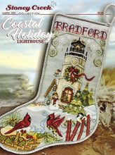 Load image into Gallery viewer, Coastal Holiday Lighthouse
