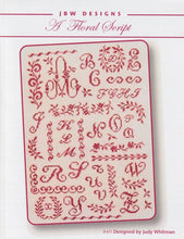 Load image into Gallery viewer, Floral Script, A