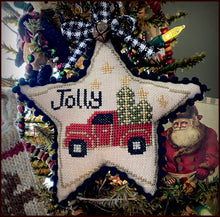 Load image into Gallery viewer, Jolly Truck Star Ornament