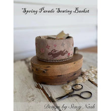 Load image into Gallery viewer, Spring Parade Sewing Basket