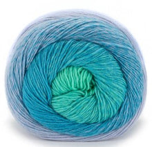 Load image into Gallery viewer, Laines du Nord ~ Poema ~ #610 Teal Denim Degrade