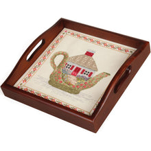 Load image into Gallery viewer, Small Square Mahogany Tray