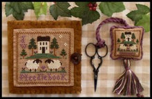 Load image into Gallery viewer, Wool Needlebook & Scissor Fob