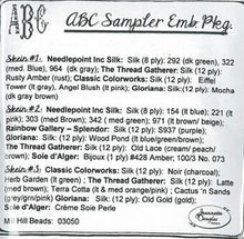 Load image into Gallery viewer, ABC Sampler