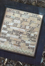 Load image into Gallery viewer, Mary K Holt 1810 Sampler
