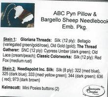 Load image into Gallery viewer, ABC Pyn Roll and Bargello Sheep Pinkeep