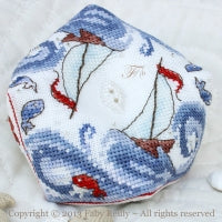 Load image into Gallery viewer, High Seas Biscornu.