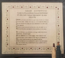 Load image into Gallery viewer, Sarah Southwood Sampler Circa 1806