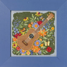 Load image into Gallery viewer, Festive Guitar ~ 2023 Button &amp; Beads Kit

