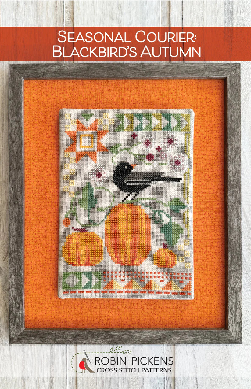 Blackbird's Autumn - Seasonal Bird Series
