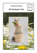 Load image into Gallery viewer, 3D Summer Cat
