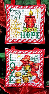 Hope Love Ornaments