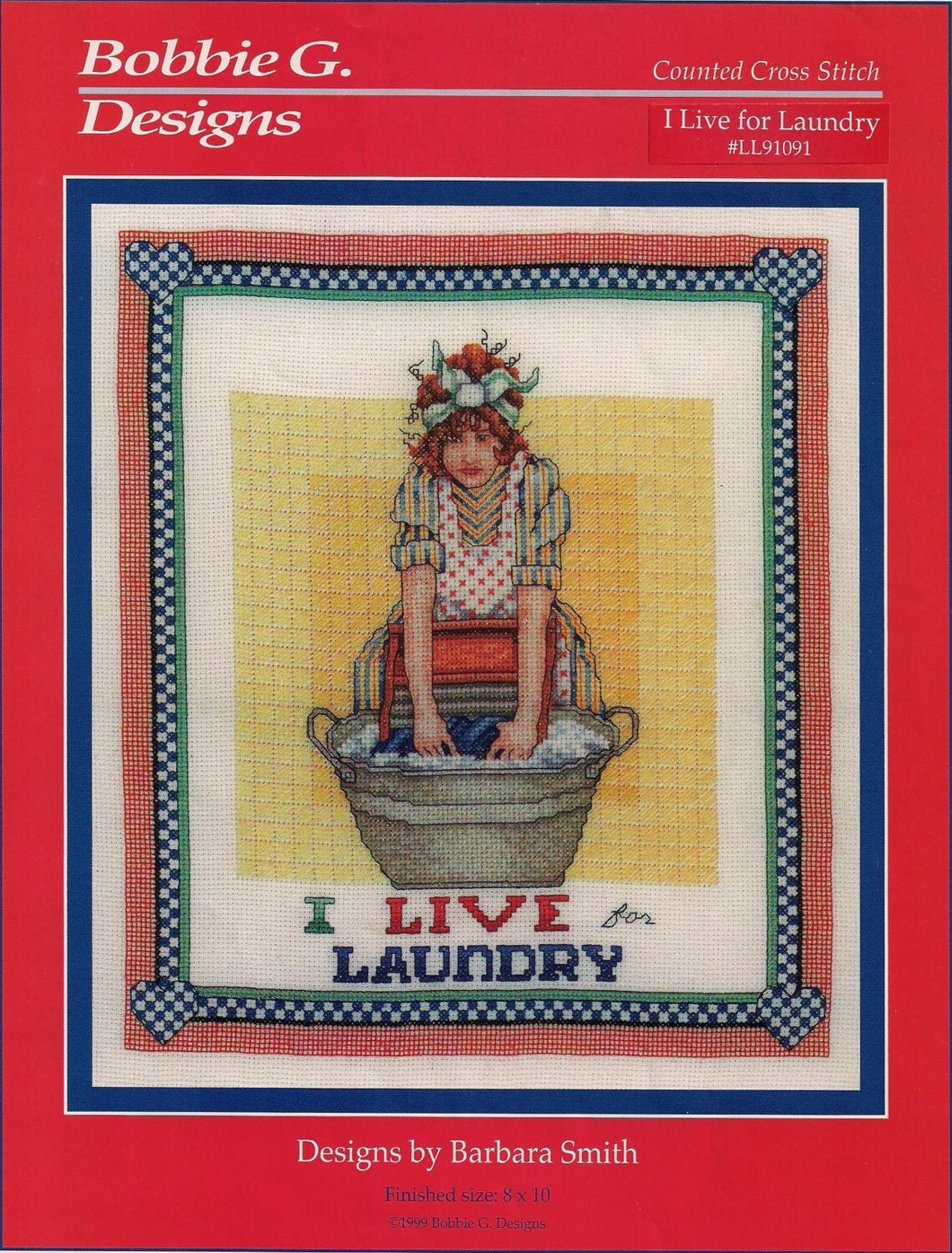 I Live For Laundry chart by Bobbie G Designs