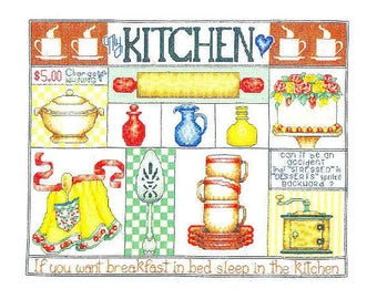 My Kitchen chart by Bobbie G Designs