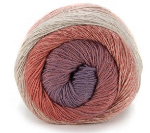 Laines du Nord ~ Poema ~ #605 Berry Tan Degrade