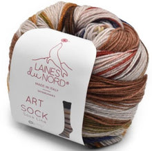 Load image into Gallery viewer, Laines du Nord ~ Art Sock
