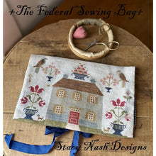 Load image into Gallery viewer, Federal Sampler Sewing Bag ~ 2024 Needlework Market
