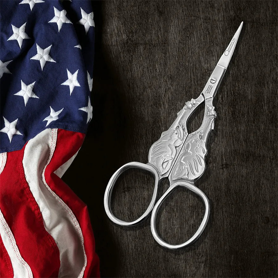 Lady Liberty Scissors w/Leather Sheath ~ 2024 Needlework Market - Salty ...