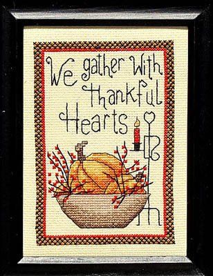 We Gather With Thankful Hearts chart by Bobbie G Designs