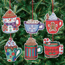 Charger l&#39;image dans la galerie, Christmas Cocoa Mug Ornaments Kit
