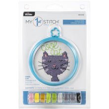 Load image into Gallery viewer, My 1st Stitch Kit ~ Cool Cat
