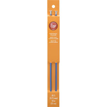Load image into Gallery viewer, Boye Single Point 10&quot; Aluminum Knitting Needles ~ Size 5
