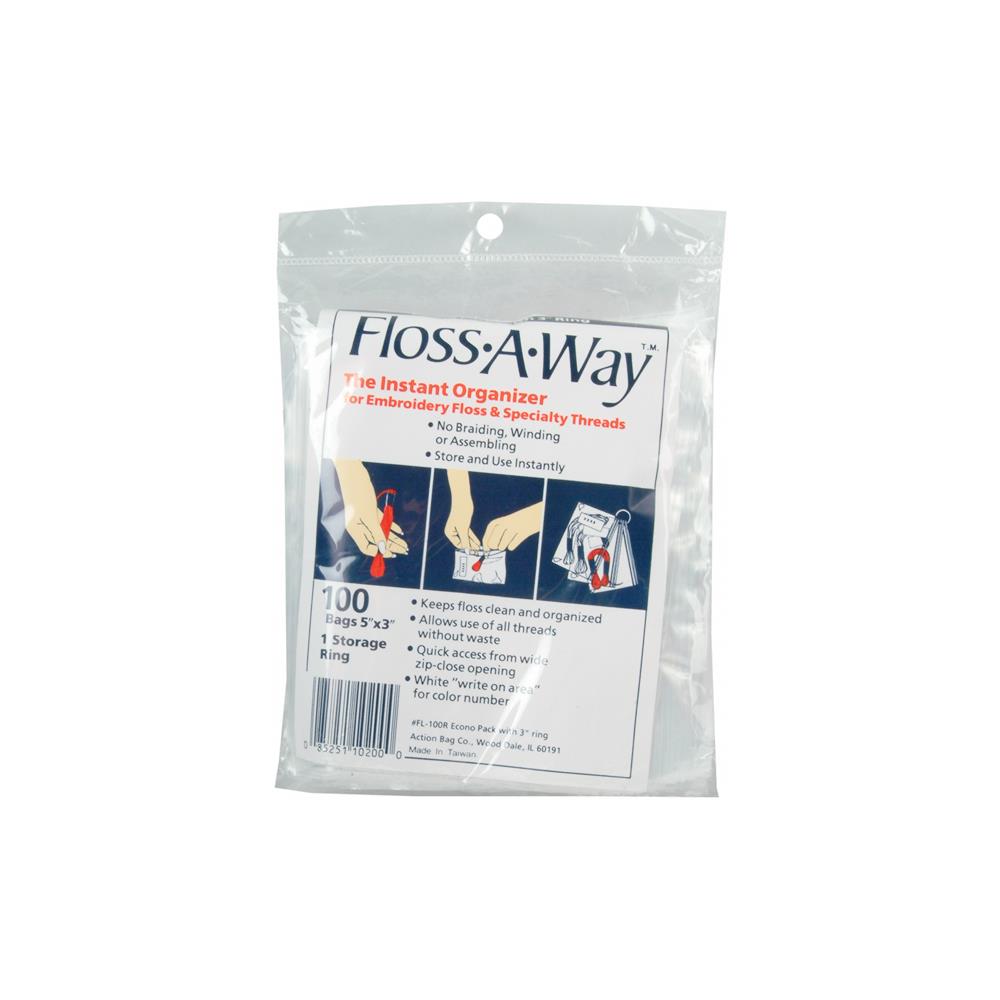 Floss-a-way Bags - 100/pkg + 3
