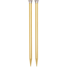 Load image into Gallery viewer, Boye Single Point 10&quot; Aluminum Knitting Needles ~ Size 15
