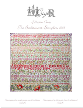 Load image into Gallery viewer, Biedermeier Sampler 1864
