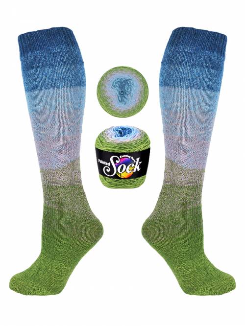 Isla Bonita (#115) - KFI Painted Sock Yarn