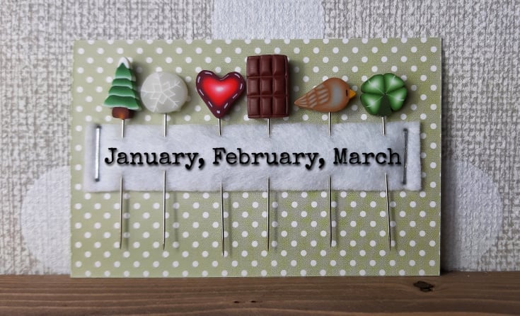 Pin Set - January/February/March - Salty Yarns