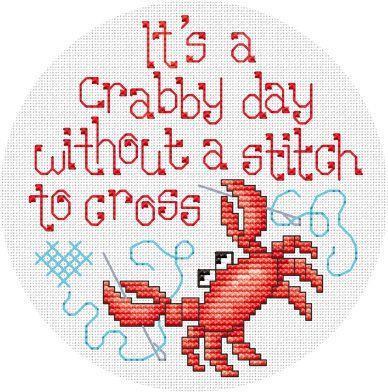 Crabby Day ~ Post Stitches