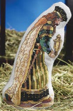 Load image into Gallery viewer, Nativity (cont.), Magi w/Myrrh, Frankincense &amp; Gold - Dimensions
