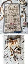 Load image into Gallery viewer, Bees &amp; Birds Sewing Roll, Biscornu &amp; Fob

