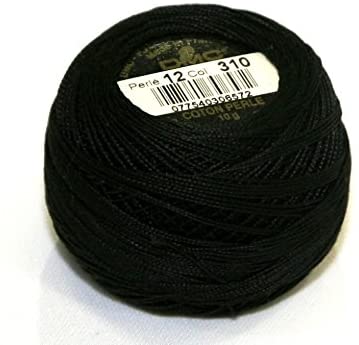 Black (310) - #12 Pearl Cotton Ball