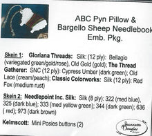 Load image into Gallery viewer, ABC Pyn Roll and Bargello Sheep Pinkeep
