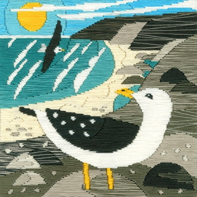 Seagulls ~ Long Stitch Canvaswork Kit