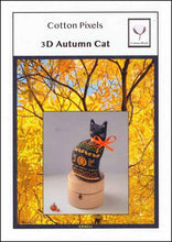 Load image into Gallery viewer, 3D Autumn Cat
