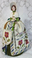 Load image into Gallery viewer, Elizabeth - A Sampler Pincushion Doll Maiden
