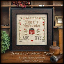 Load image into Gallery viewer, Home of a Needleworker Square (With Threads)
