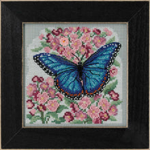 Charger l'image dans la galerie, Blue Morpho Butterfly ~ 2022 Button &amp; Beads Kit

