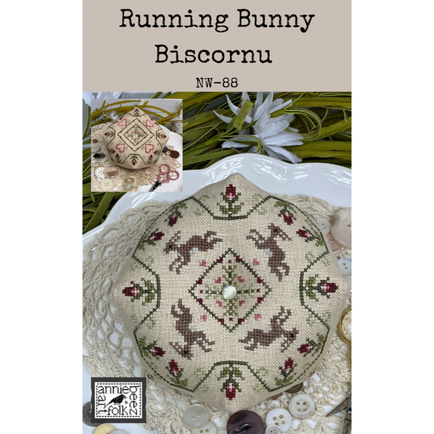 Running Bunny Biscornu
