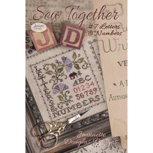 Load image into Gallery viewer, Sew Together Series Part 7 ~ Letters &amp; Numbers

