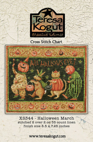 Hello Halloween Cross Stitch Book, Teresa Kogut