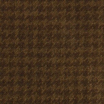 Chestnut Houndstooth ~ Weeks Dye Works Wool Fabric
