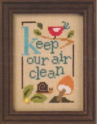 Green Flip-It - Keep Our Air Clean