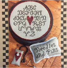 Load image into Gallery viewer, Alphabet Heart Sewing Box
