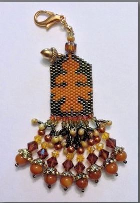 Basket of Acorns Fob