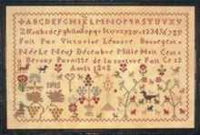 Load image into Gallery viewer, Victorine Bonnegent 1808 Sampler
